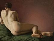 Male Nude Lying.